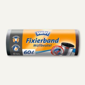 Müllbeutel mit Fixierband