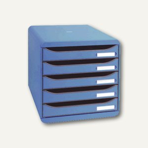Multiform Büroboxen BIG-BOX PLUS, DIN A4+, PS, 347 x 278 x 271 mm, blau, 309779D