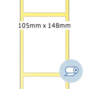 Rollenetiketten - 105 x 148.5 mm