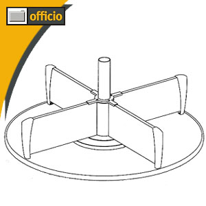 Aufbauetage Rotafile Multifile m. Rohr Ø93 cm