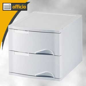Schubladenmodule 2 Schübe á 120 mm grau
