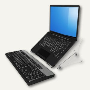 ErgoNote Notebookständer aus 6 mm Acryl