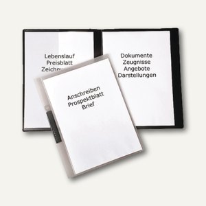 Klemmhefter mit 2 Taschen