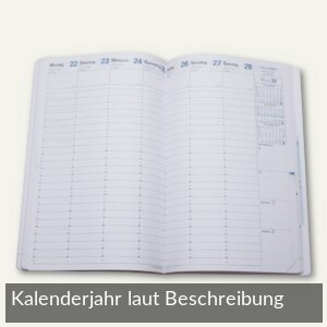 H24/24 Terminkalender-Einlage - 16 x 24 cm