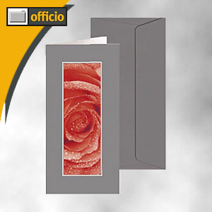 Clairefontaine 3D Grußkarte Rose
