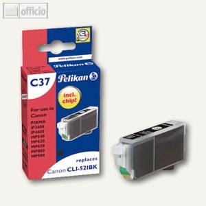 Tintenpatronen C37 für Canon CL521BK/CLI521BK