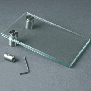 Glas-Türschild 10 x 16 cm