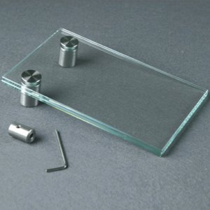 Franken Glas Turschild 10 X 16 Cm Inkl 2 Edelstahlhaltern Bs0101 Burobedarf Bei Officio De