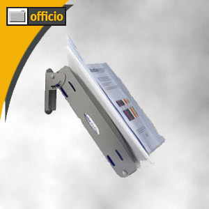 Keba-Display Wandhalter mit Ergogrip-Ordner 55mm