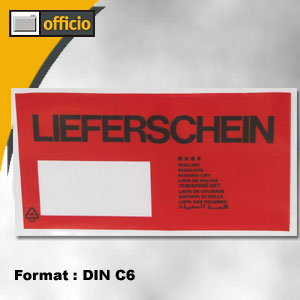 Dokumententasche C6 LIEFERSCHEIN