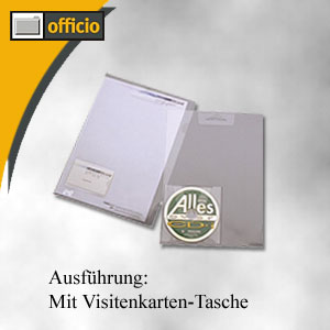 Sichthülle m. Visitenkartenfach