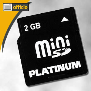 177133 miniSD Karte 2GB - 50x Geschwindigkeit - inkl. SD-Adapter
