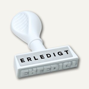 Textstempel ERLEDIGT