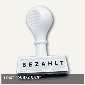 Textstempel GUTSCHRIFT