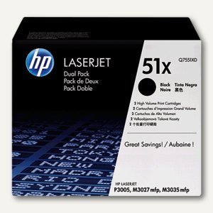 Lasertoner 51X 2 x 13.000 Seiten