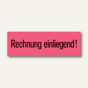 Versandetiketten Rechnung einliegend