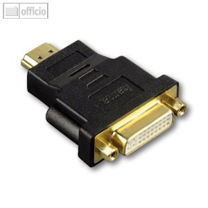 Kompaktadapter HDMI-Stecker - DVI-D-Kupplung