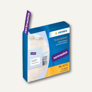 Textetiketten vertraulich