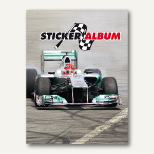 Stickeralben Rennwagen DIN A5