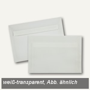 Transparente Briefhüllen C6