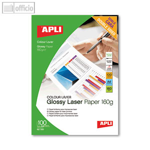 Apli Laser Glossy Papier DIN A4