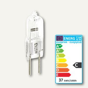 Halogen Stiftsockellampe mit UV-Schutz