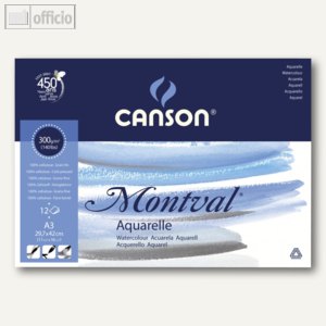 Montval Aquarellpapier-Block fein
