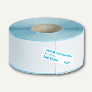 Frankier-Etiketten auf Rolle