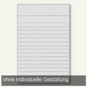 Ultradex Etagen-Wegweisertafel Silver, 18 Felder, 500 x 756 mm, silber, 311777