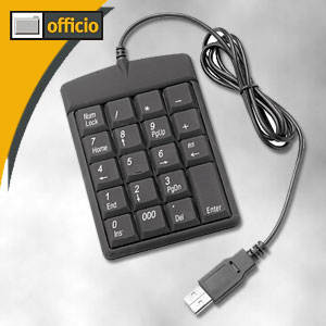 Zahlentastatur für Notebooks