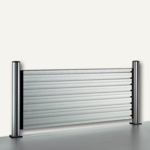 Novus Slatwall System, 100cm, 4 Elemente + 2 TSS Säulen m. Zubehör, 974+1005+000