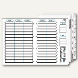 Kalendereinlage für DIN A4 Planer
