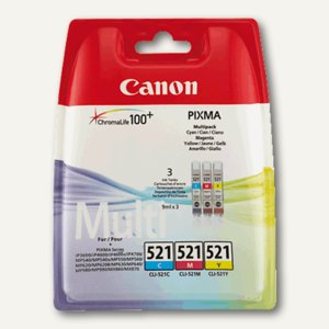 Tintenpatronen Multipack CLI-521 für IP 3600