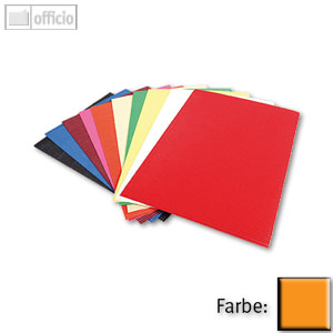 Bastelwellpappe orange