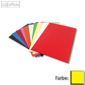 Bastelwellpappe zitrone