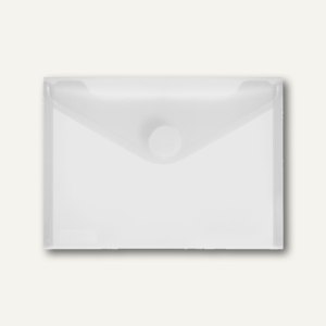 FolderSys Umschlag PP. transparent, DIN A6 quer, PP Klett, 100 St., 40116-04