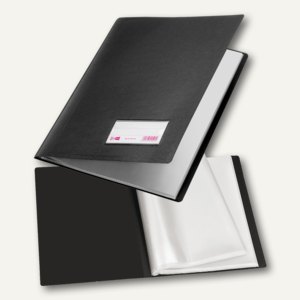 Veloflex Sichtbuch, DIN A4, PP, Sichtfenster, 10 Hüllen, schwarz, 10 St.,4410180