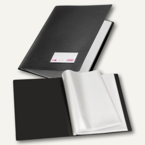 Veloflex Sichtbuch, DIN A4, PP, Sichtfenster, 20 Hüllen, schwarz, 10 St.,4420180