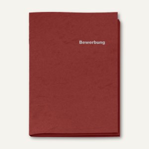 Veloflex Bewerbungsmappe, A4, Karton, 3-teilig, rot, 10 Stück, 4943020