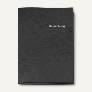 Veloflex Bewerbungsmappe, A4, Karton, 3-teilig, schwarz, 10 Stück, 4943080