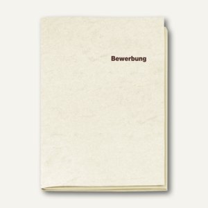 Veloflex Bewerbungsmappe, A4, Karton, 3-teilig, chamois, 10 Stück, 4943092