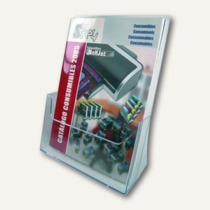 Prospekt Tischständer, 1-fach, DIN A5, Polystyrol, klar, 20 St., 130916-2