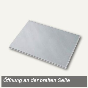 Versandtaschen DIN C4, Spitzklappe nasskl., 100g/m² silber, 100 St., 16401580