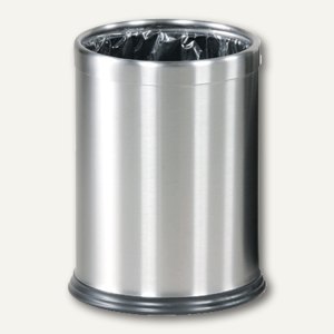 Rubbermaid Abfalleimer "Hide-A-Bag", 13 Liter, silber, FGWHB14SS