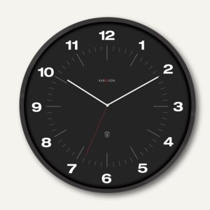 Wanduhr NeverLateAgain Numbers