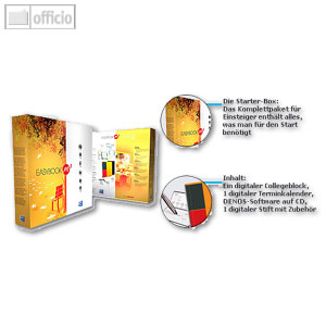 EASYBOOK M³ Starterbox m. Digitalstift & -Collegeblock & -Taskmanager