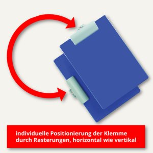 Schreibplatte mit Varioklemme