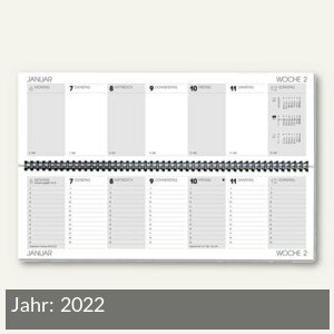 Tischkalender / Querkalender futura 5 - 42 x 13.7 cm***2026***