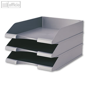 Smead Briefkorb A6156-5521 metallic-grau