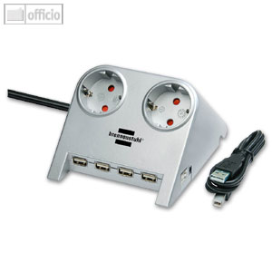 Tischsteckdose Desktop-Power-Plus USB 2.0 Hub